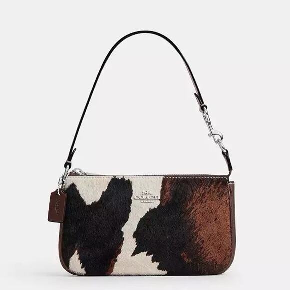 NWT COACH Nolita 19 With Cow Print CCV61, cow printed haircalf/Sv/Cow Multi - Picture 7 of 12